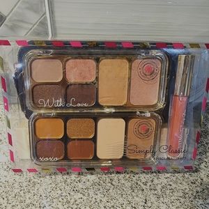 BRAND-NEW Ulta Beauty Collection- 2 EyeShadow Palettes, Lip Gloss & Cosmetic Bag